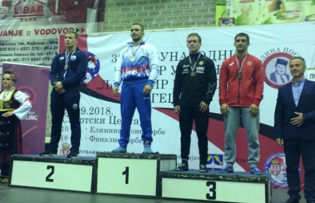 Донской борец Александр Чехиркин - бронзовый призер международного турнира в Сербии
